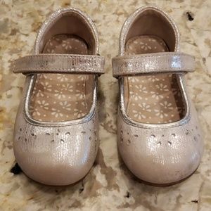 See Kai Run Kids Ginny Silver Metallic Mary Jane